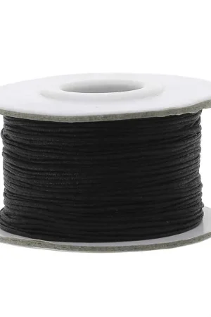 Di Tendenza Fil de jade / Fil nylon tressé 0.8 mm Noir x50 m