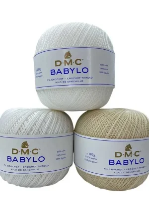 Offerta Speciale DMC Babylo Filato per Uncinetto N 3– 6 Capi, 167 m, 100% Cotone, Alta Qualità