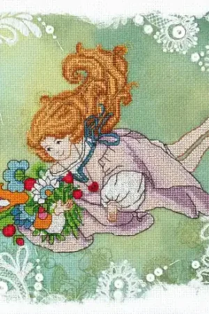 Miglior Prezzo Kit per ricamo a punto croce con perline - Angelo disobbediente - aroma estivo - Charivna Mit