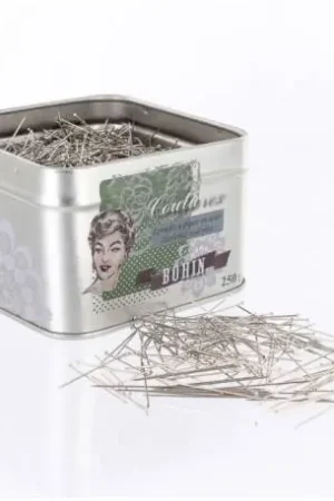 250g di Spilli Sartoriali extra Fini in Acciaio Temperato, da 34 mm x 0,6 mm - Bohin Ordina Subito