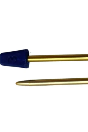 Affare Coppia Ferri Alox Maglia Lana 60 Cm Misura 3-3,5