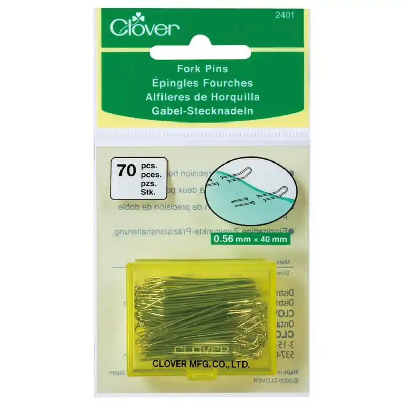 Sconto Pacchetto di 70 Spilli a Forcella - Clover