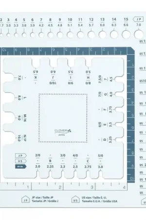 Pagamento Sicuro Righello per Campioni e Calibro ad Ago - Clover