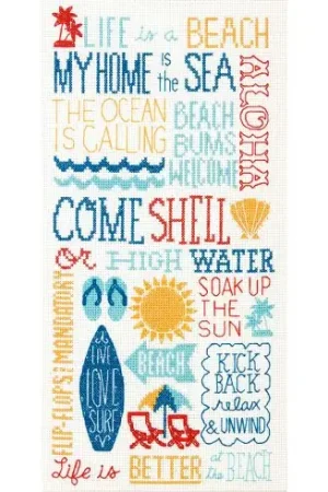 kit ricamo a punto croce - Piacere sotto il sole - Dimensions Prezzo Di Fabbrica