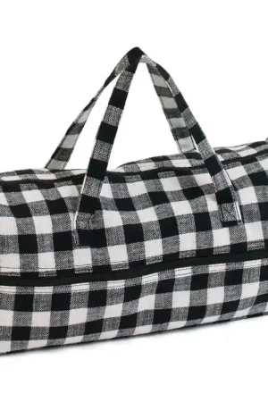 Borsa Porta Lavoro - Monochrome Gingham Esclusivo