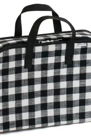 Occasione Imperdibile Borsa per Progetti - Monochrome Gingham