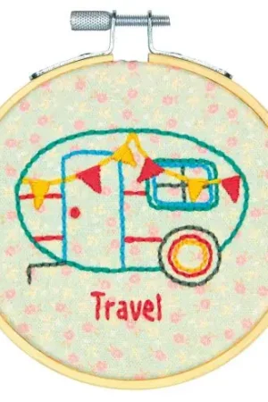 Prezzo Scontato Kit per ricamo a tamburo - Carovana - Dimensions