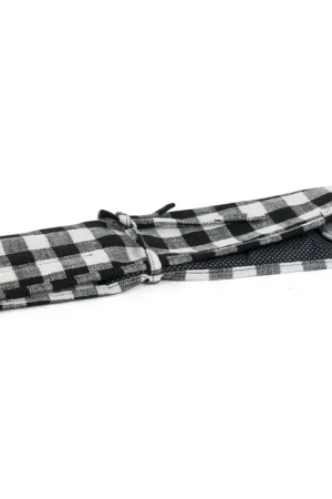 Non Perdere Custodia per Ferri da Maglia - Monochrome Gingham