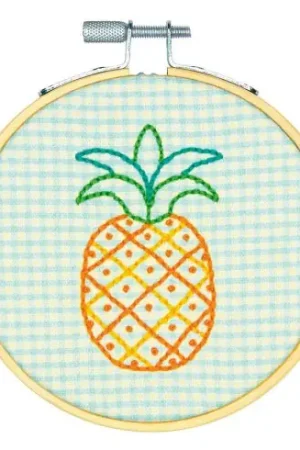 Kit per ricamo a tamburo - Ananas - Dimensions Must-Have