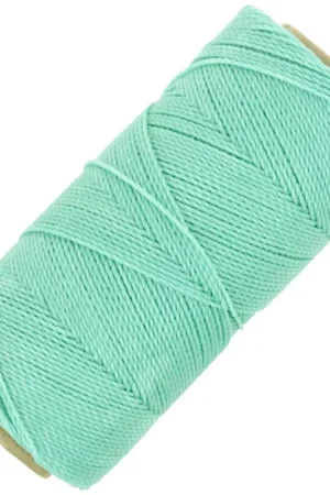 Bobine de fil ciré Linhasita pour micro macramé 1 mm - Menthe Glacée (1436) x168m Professionale