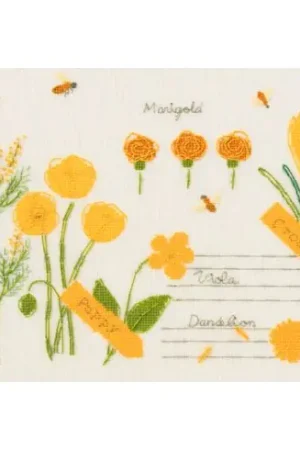 Scelto Dai Clienti kit ricamo a punto croce - I fiori gialli - DMC