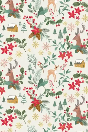 Tessuto Canvas Katia - Xmas Motifs Prezzo Di Fabbrica