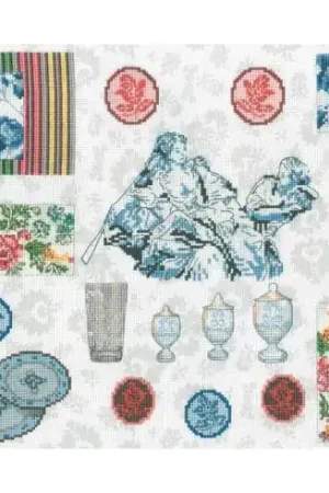 kit ricamo a punto croce - Le pensiline - DMC Offerta