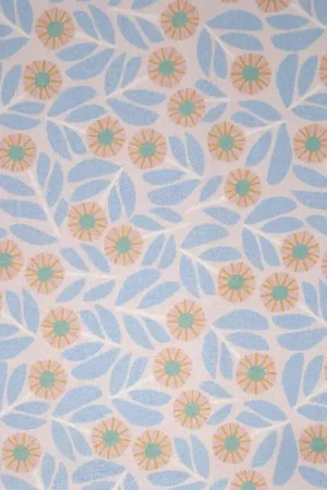 Tessuto Canvas Slim Katia - Mosaic Flowers Promo Stagionale