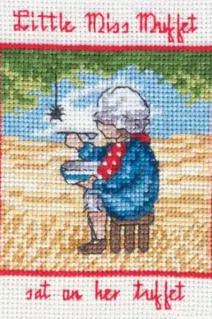 kit ricamo a punto croce - La bambina e il ragno - DMC Non Perdere