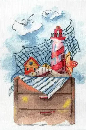 kit ricamo a punto croce - Faro - Toison d'or Spedizione Gratuita