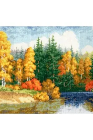 kit ricamo a punto croce - Autunno dorato - Toison d'or Ultima Occasione