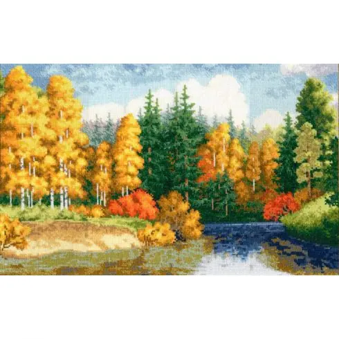 kit ricamo a punto croce - Autunno dorato - Toison d'or Ultima Occasione