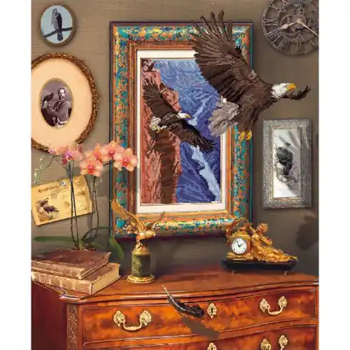 Compra Adesso kit ricamo a punto croce - Volo d'aquile - Krasa i Tvorchist