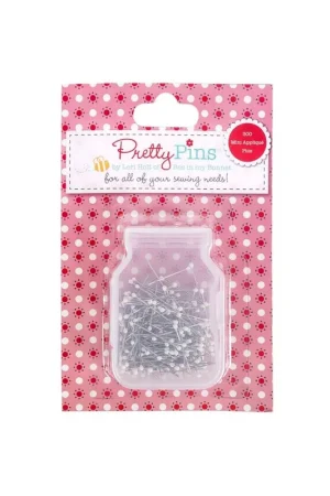 Pretty Pins - 300 Mini Spilli per Applique - 0.65 x 20 mm Quantità Limitata