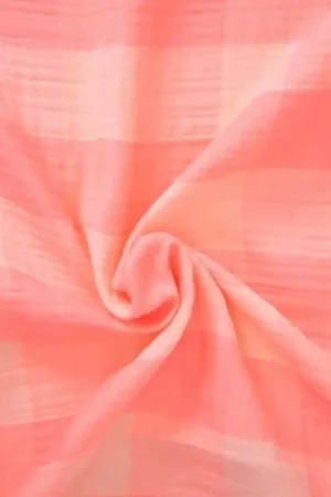 Offerta Tessuto Mussola Vichy Katia - Fluor Square