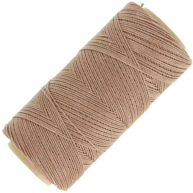 Ultima Occasione Bobine de fil ciré Linhasita pour micro macramé 0.75 mm - Cappuccino (65) x228m