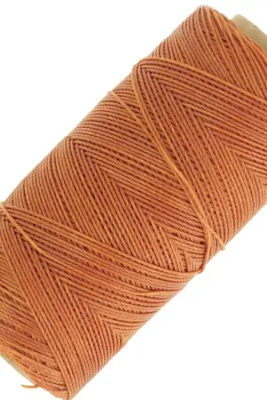 Bobine de fil ciré Linhasita pour micro macramé 0.75 mm - Ambre (388) x228m Vendita Finale