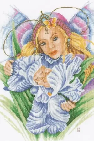 kit ricamo a punto croce - Madre e bebè - Lanarte Spedizione Gratuita