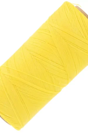 Super Prezzo Bobine de fil ciré Linhasita pour micro macramé 0.35 mm - Yellow (37) x448m