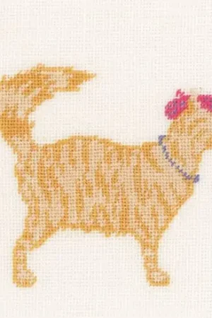 Non Perdere kit ricamo a punto croce - Gatto jazz - Lanarte