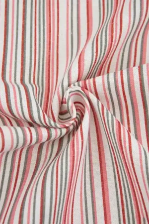 Tessuto Recycled Canvas Print Katia - Spring Stripes Quantità Limitata