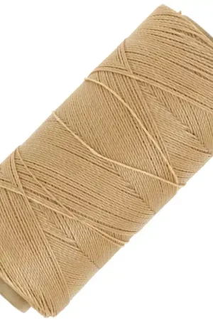 Bobine de fil ciré Linhasita pour micro macramé 0.5 mm - Golden Beige (602) x335m Miglior Prezzo