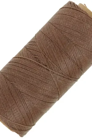 Super Prezzo Bobine de fil ciré Linhasita pour micro macramé 0.5 mm - Marron clair (790) x335m