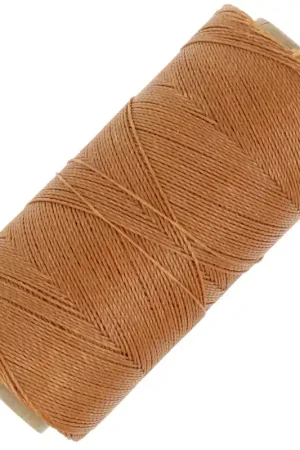 Soddisfatti O Rimborsati Bobine de fil ciré Linhasita pour micro macramé 0.5 mm - Ambre (388) x335m