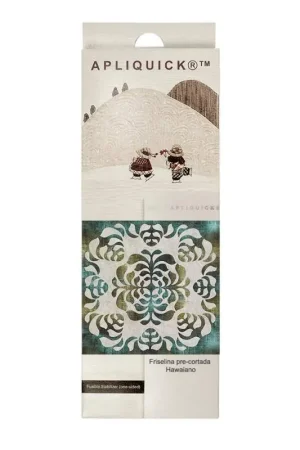 Promo Stagionale Fliselina Termoadesiva per Tecnica Apliquick, Pre tagliata Hawaian Design