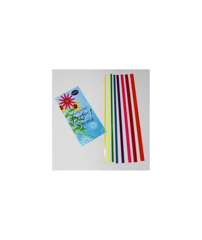 8 Barrette Termoresistenti per realizzare Steli in sbieco per appliquè - Perfect Stems Nuovo Arrivo