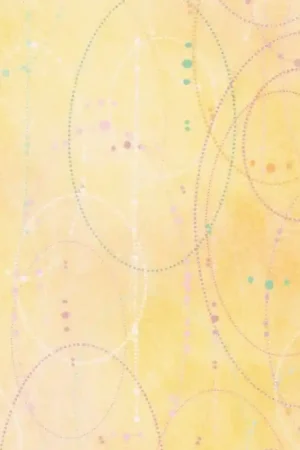 Tela di Cotone - Dot Circles. Enchanted Aviary - Robert Kaufman Ultime Pezzi