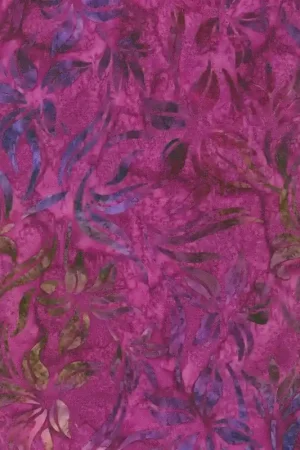 Tessuto in Cotone - Flower Plants. Lily Bella - Robert Kaufman Promozione Esclusiva