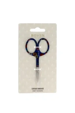 Solo Oggi Forbicine da ricamo con manico Blu fiorato, collezione Blossom - Bohin