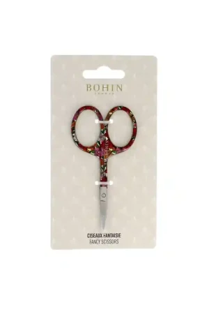 Acquista Ora Forbicine da ricamo con manico Arancione fiorato, collezione Blossom - Bohin