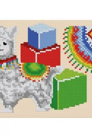 kit ricamo a punto croce - Lama - Luc Créations Nuova Collezione