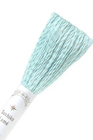 Ultima Occasione Filo per Sashiko Lamé 40m, Celeste e Oro