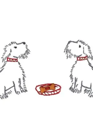 A Buon Prezzo Kit di punti da ricamo - Médor - Luc Créations