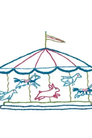 Più Venduto Kit di punti da ricamo - La giostra - Luc Créations