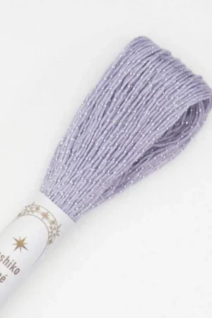 Occasione Filo per Sashiko Lamé 40m, Viola Lavanda e Argento