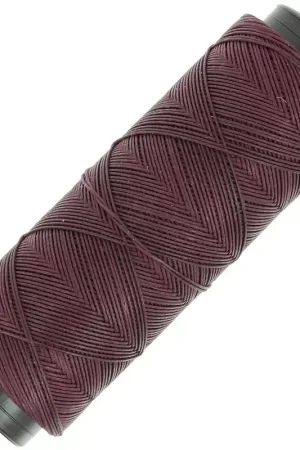 Offerta Del Giorno Fil plat en polyester ciré  Slam Cord pour micro macramé 0.6 mm - Aubergine x100m