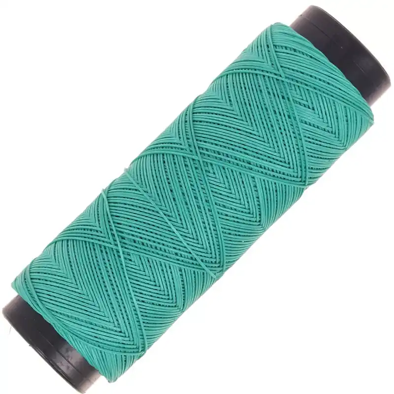 Spedizione Espresso Fil plat en polyester ciré Slam Cord pour micro macramé 0.6 mm - Veraman x100m