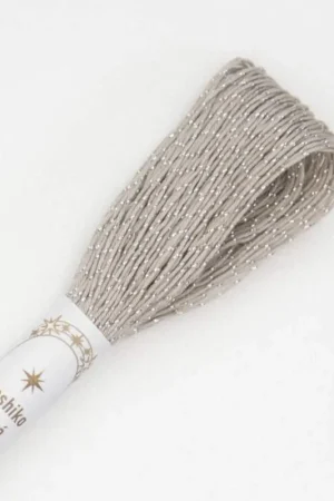 Scelto Dai Clienti Filo per Sashiko Lamé 40m, Tortora e Argento