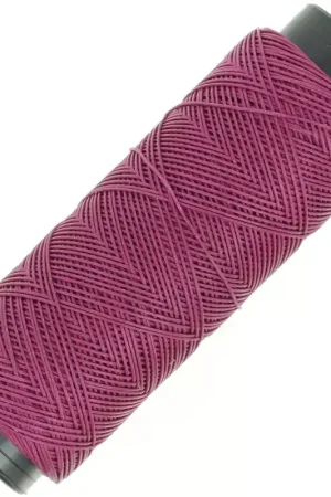 Ultima Occasione Fil plat en polyester ciré  Slam Cord pour micro macramé 0.6 mm - Magenta x100m