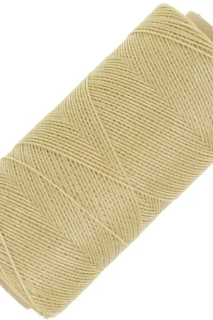 Bobine de fil ciré Linhasita pour micro macramé 0.5 mm - Chamois (315) x335m Scelto Dai Clienti